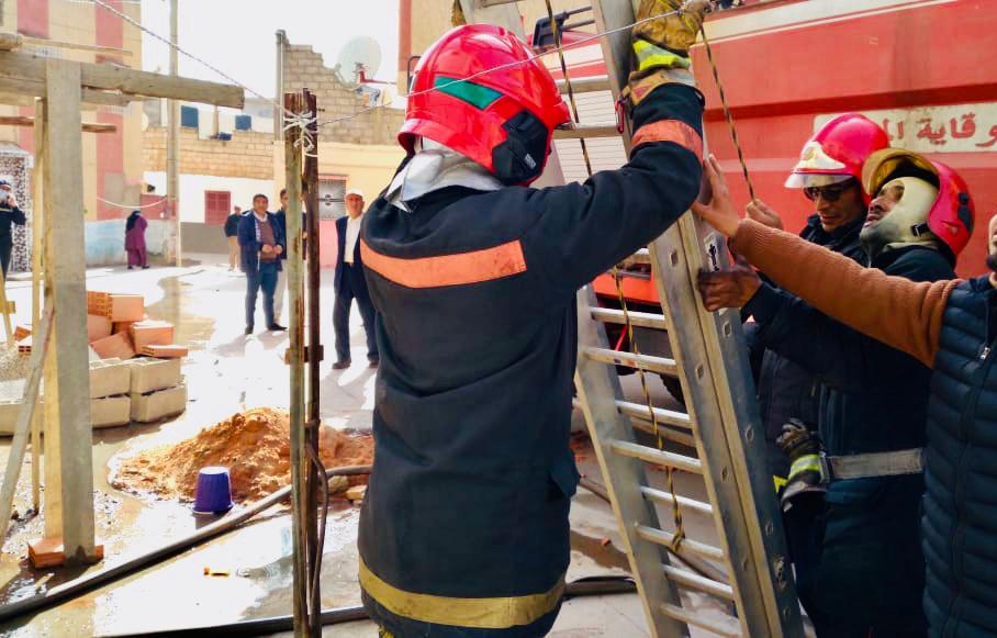 مدينة تيفلت اصابة خمسيني بحروق خطيرة بعد اندلاع حريق بمنزله بالحي الجديد