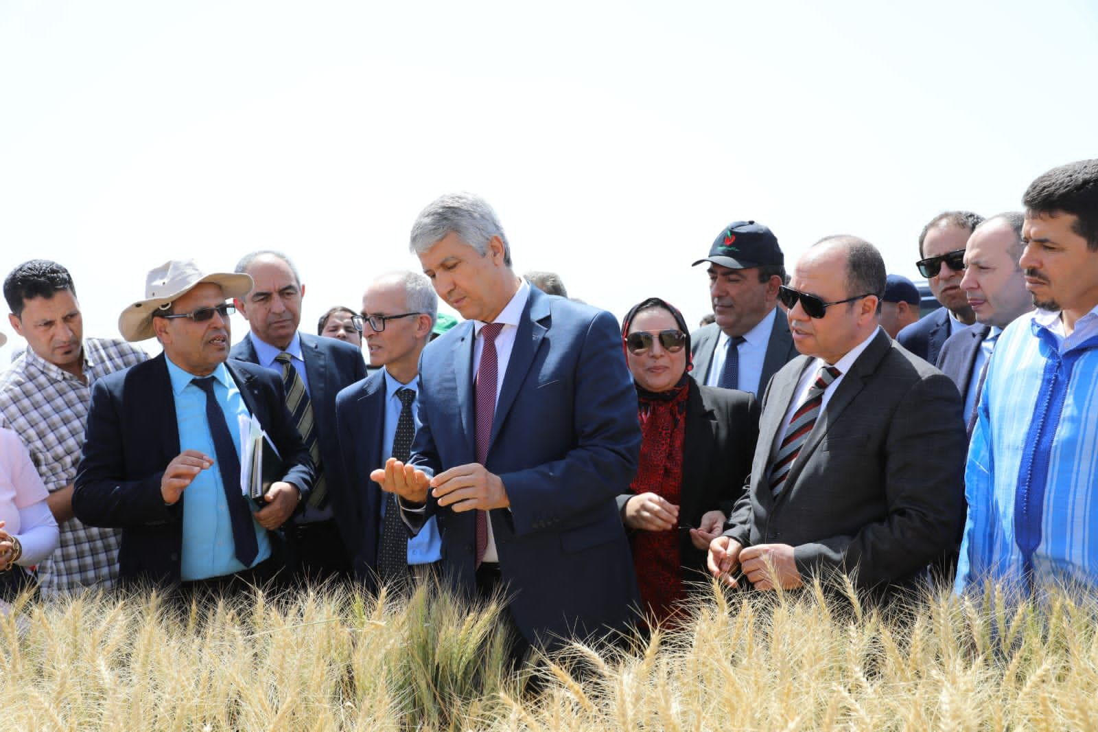 في زيارة ميدانية…صديقي يزور المحطة التجريبية مرشوش التابعة للمعهد الوطني للبحث الزراعي و (ايكاردا) بإقليم الخميسات