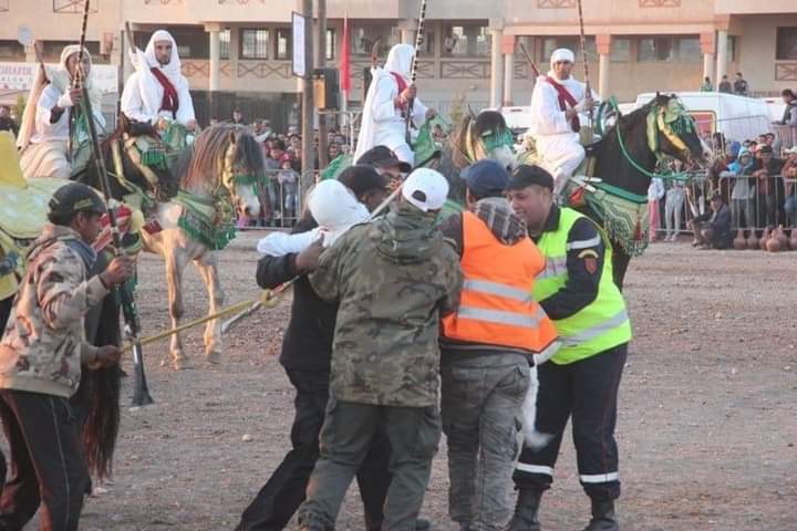 طلقة بارود في عرض للتبوريدة بموسم مولاي عبد الله أمغار بالجديدة تنهي حياة فارس