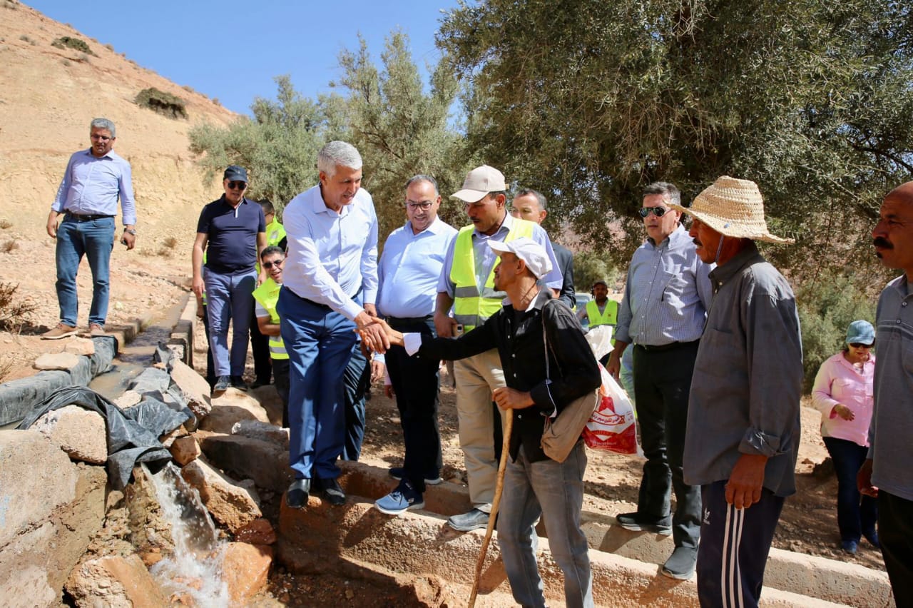 في زيارة ميدانية..السيد صديقي يزور المناطق الفلاحية المتضررة من الزلزال بإقليم تارودانت..