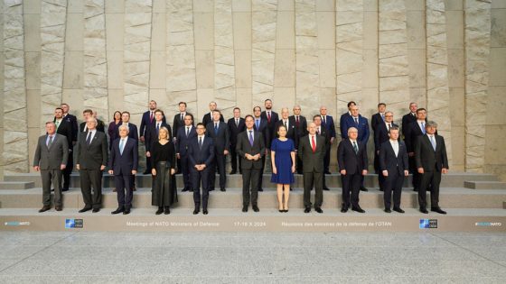 Official photo of the NATO Ministers of Defence