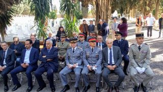 مكناس : إشراف السيد عبد الغني الصبار عامل عمالة مكناس على مراسيم الإحتفال بذكرى الهدنة الموقعة بين الحلفاء في الحرب العالمية الأولى ARMISTICE بالمقبرة الأوروبية