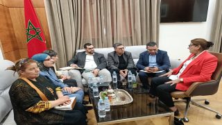 مجموعة الترافع من أجل تنزيل النواة الجامعية بالخميسات، في ضيافة النائبة البرلمانية نادية تهامي، عن حزب الكتاب