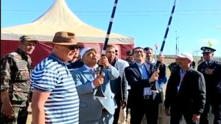 تيفلت… السيد عبد الصمد عرشان رئيس الجماعة الحضرية لمدينة تيفلت يقوم بزيارة ميدانية لمحرك التبوريدة