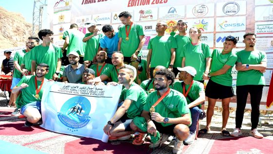 منير الوالي وحنان قلوج بطلا ترايل منتدى المضايق والواحات بتنغير