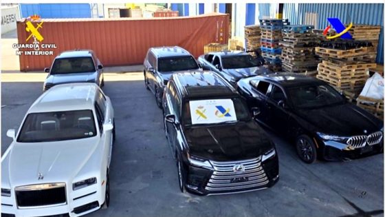 Saisie de véhicules de luxe volés au port d’Algésiras : des destinations visées incluaient le Maroc