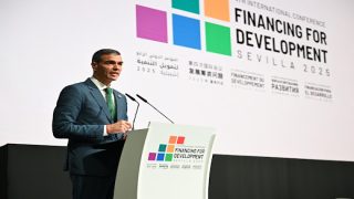 Pedro Sánchez présente le Plan de Séville pour soutenir et réformer le multilatéralisme