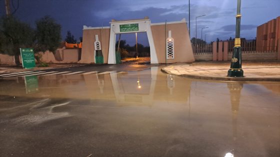 أمطار الخير تفضح إنجازات التهيئة بمدينة الرشيدية