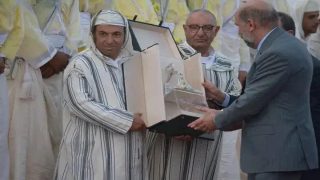 سربة عبد الغني بن خدة من إقليم خريبكة تفوز بالجائزة الكبرى للملك محمد السادس للتبوريدة