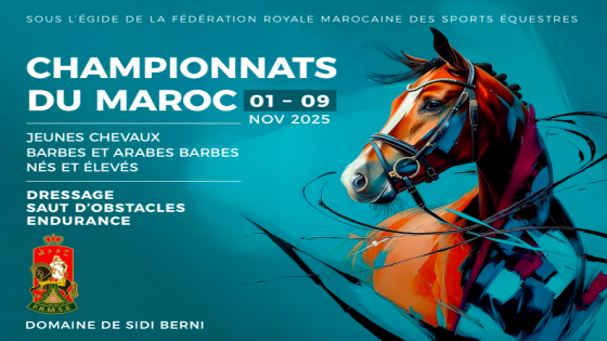 إطلاق النسخة العاشرة من بطولات المغرب لتربية الخيول2025