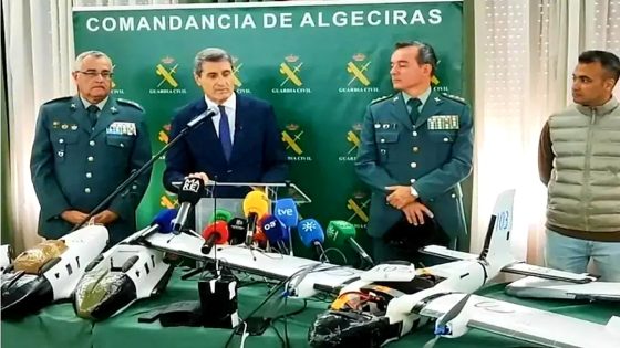 Démantèlement d’un réseau de trafic de drogue utilisant des drones entre le Maroc et l’Espagne