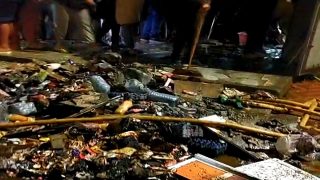 حريق مهول يلتهم محلا للمواد الغذائية وسط مدينة الخميسات