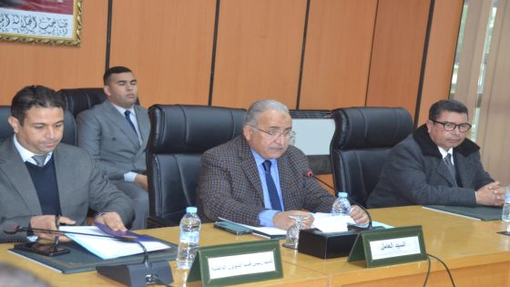 السيد عبداللطيف النحلي عامل إقليم الخميسات يترأس اجتماعاً لتفعيل المخطط الإقليمي لمواجهة موجة البرد