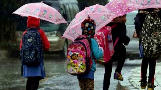 تعليق استثنائي للدراسة بإقليم القنيطرة بسبب سوء الأحوال الجوية