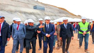 وزير التجهيز والماء يتفقد تقدم أشغال سد تامري بأكادير ونسبة الإنجاز تبلغ 89%