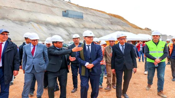 وزير التجهيز والماء يتفقد تقدم أشغال سد تامري بأكادير ونسبة الإنجاز تبلغ 89%