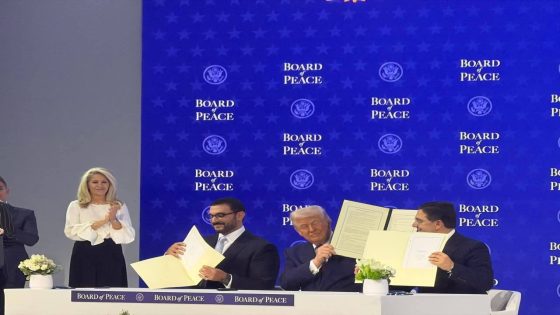 بتعليمات من صاحب الجلالة الملك محمد السادس، رئيس لجنة القدس، السيد ناصر بوريطة يوقع بدافوس على الميثاق المؤسس لمجلس السلامأخبار سياسية