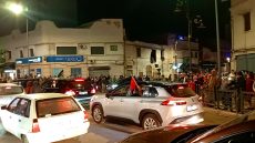 ساكنة مدينة الخميسات تحتفل بوصول اسود الأطلس للمبارة النهائية من كأس إفريقيا للأمم