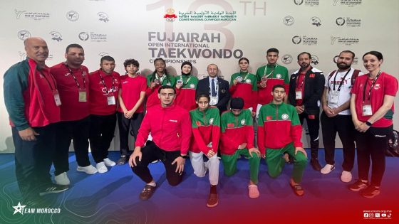 تألّق المنتخب الوطني المغربي للتايكواندو في الإمارات العربية المتحدة