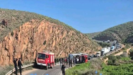 حادثة سير مأساوية تودي بحياة أربعة من موظفي الأمن الوطني بسيدي إفني أثناء مهمة رسمية