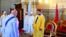 جلالة الملك يستقبل سفراء دول شقيقة وصديقة قدموا أوراق اعتمادهم