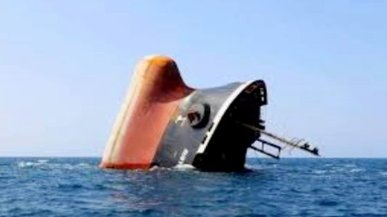 وزارة النقل: غرق سفينة تجارية ترفع علم بنما قبالة سواحل العيون بعد تسرب المياه