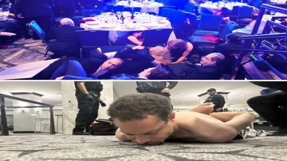 القصة الكاملة لحادث هجوم على حفل عشاء مراسلي البيت الأبيض والذي حضره الرئيس الامريكي وزوجته .