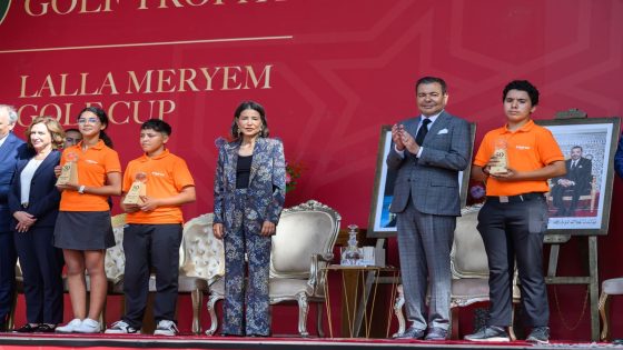 الأمير مولاي رشيد والأميرة للا مريم يتوجان الفائزين في اليوبيل الذهبي لجائزة الحسن الثاني وكأس للا مريم للغولف