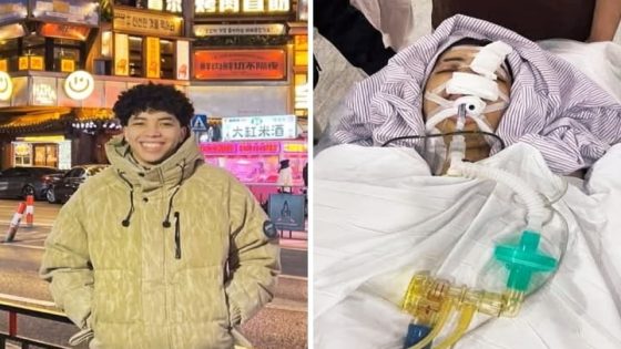 قصة مؤثرة لحادث ماساوي وقع بالصين ضحيته طالب مغربي بين الحياة والموت . عائلته تطالب بتدخل ملكي 