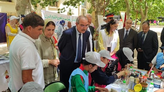 عامل إقليم إفران يشرف على فعاليات إدماج وتأهيل الأطفال في وضعية إعاقة على هامش مهرجان افران النسخة8